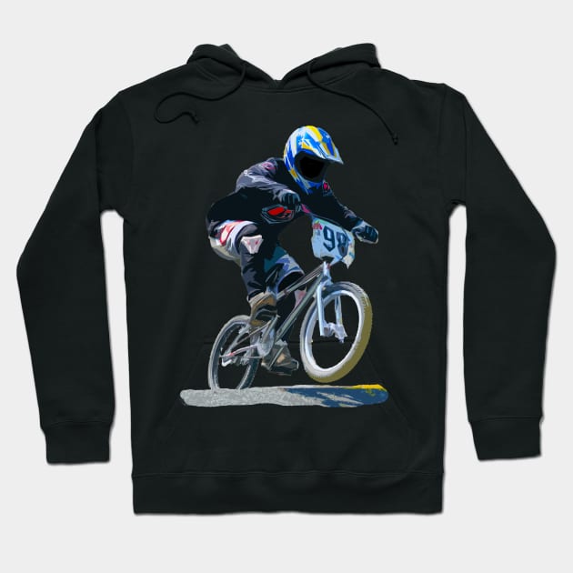 bmx Hoodie by rickylabellevie